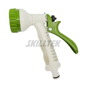 Compact hose nozzle with 50 mm head and 95 g weight. Lightweight, versatile, and perfect for use with the mini hose reel. ｜SKILLTEK